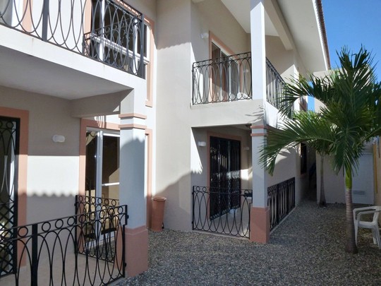 Tropical Apartments from the Outside